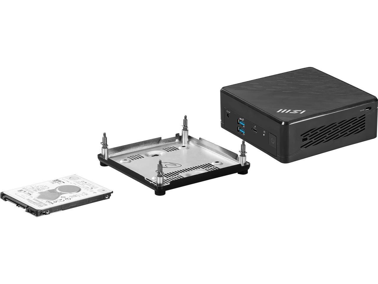 Alt View 8. MSI - MSI Cubi 5 12M-202US i5-1235U 16GB DDR4 500GB SSD Iris Xe Win 11 Pro - Black.