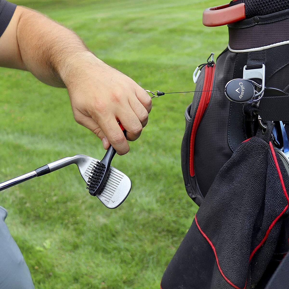 Alt View 3. Callaway - Callaway Golf Club Cleaner Brush - Black.