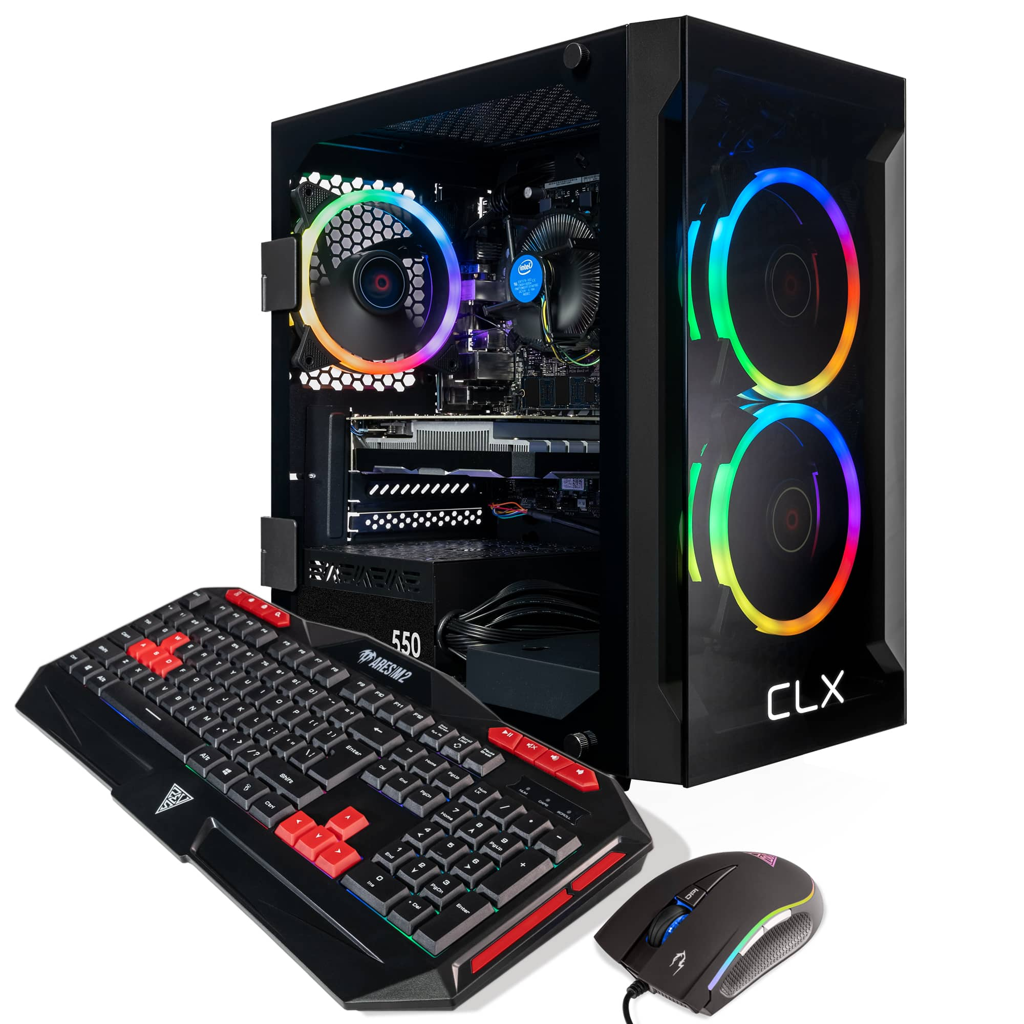 Best Buy: CLX SET Gaming Desktop Intel Core i5 10400F 16GB Memory NVIDIA  GeForce GTX 1650 1TB M.2 NVMe SSD Black TGMSETGXM2502BM