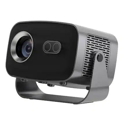 Front. Cluzine - 4K HD 1080P Portable Projector with Electric Focus & Pan-Tilt, Home Theater Movie Projector.