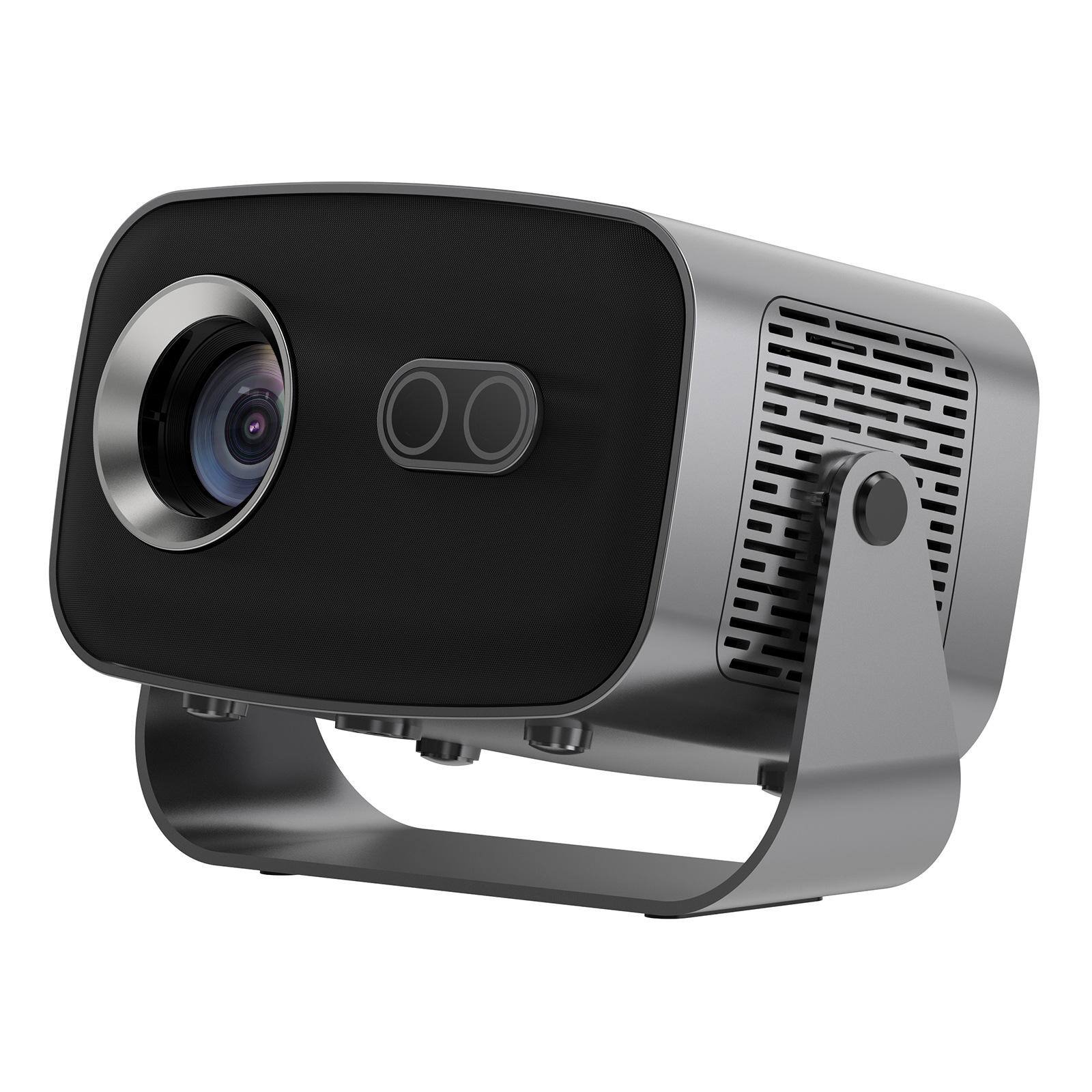 Front. Cluzine - 4K HD 1080P Portable Projector with Electric Focus & Pan-Tilt, Home Theater Movie Projector.