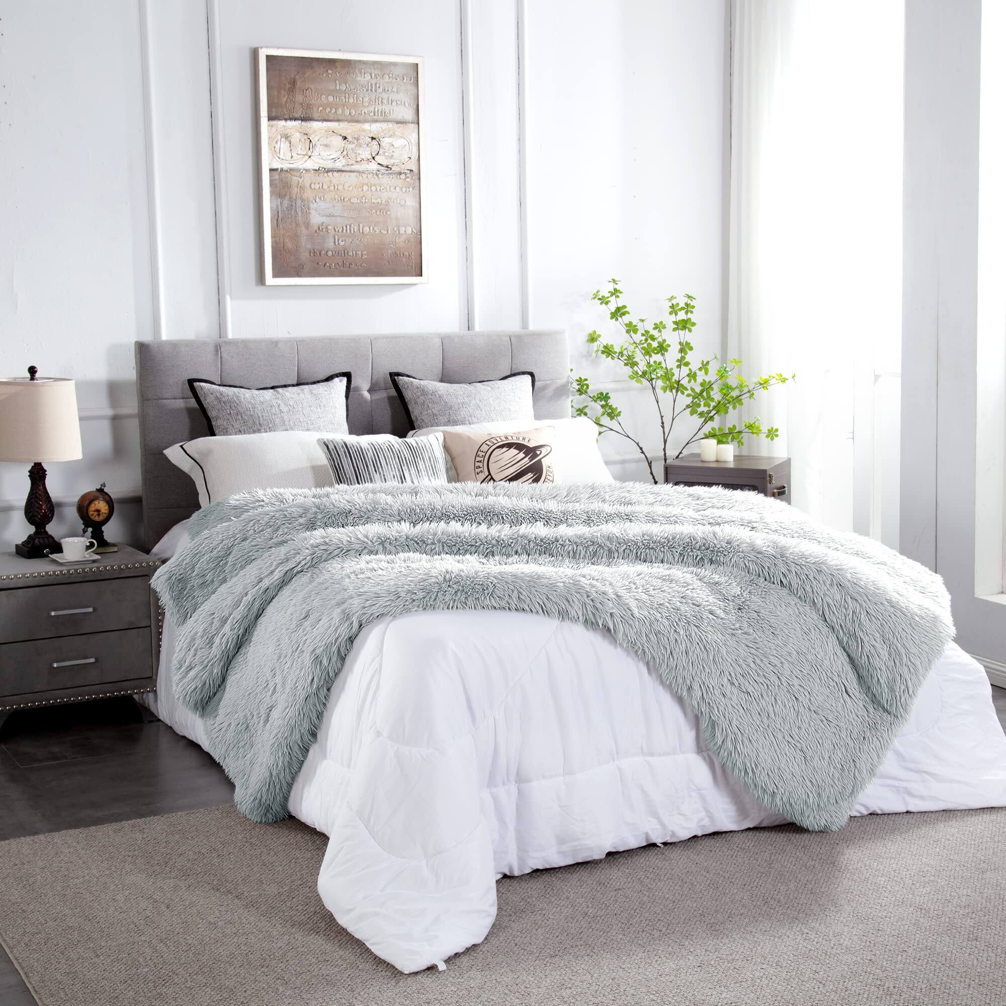 Grey Twin Size - 60" x 71"