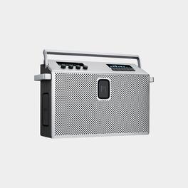 MONDO - Large Portable Bluetooth Speaker - 96W Powerful Sound, Bluetooth 5.3, Auracast, Karaoke Function - Metal grey
