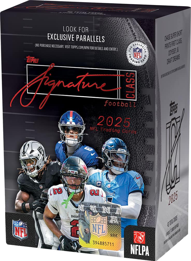 2025 Topps Signature Class Football Blaster Box price history on PriceWatchPro