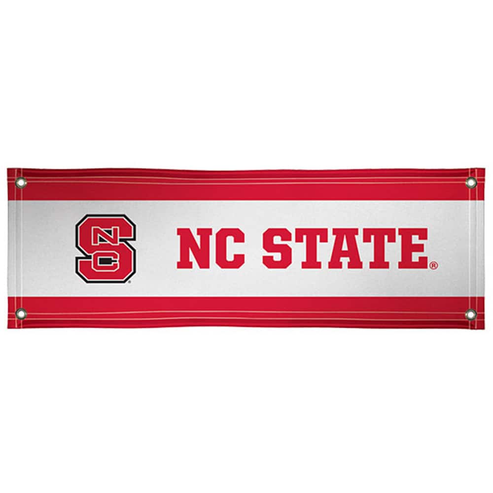 Victory Corps - NC State Wolfpack 2' x 6' Vinyl Alternate Logo Banner - Multicolor