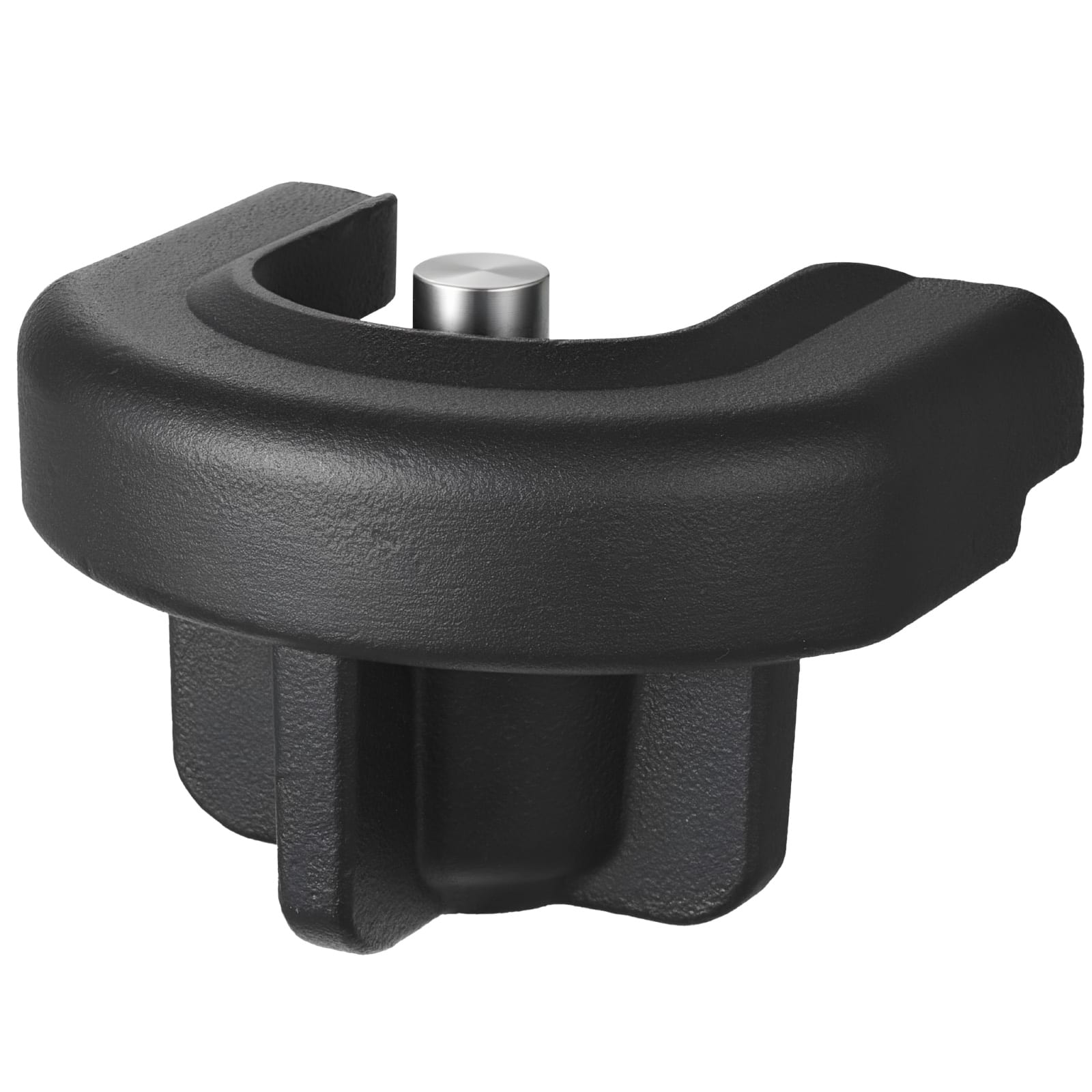 VEVOR - Trailer Hitch Lock, Compatible with 2 Inch Couplers, Heavy-Duty Anti-Theft Trailer Ball Lock with 3 Keys - Black, silver