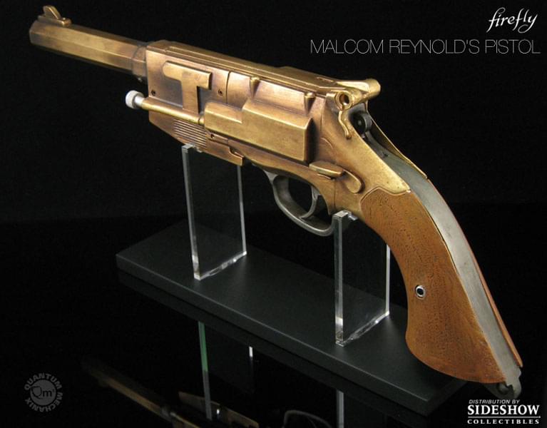 Firefly Malcom Reynolds' Pistol  
Quantum Om  
Distribution by Sideshow Collectibles