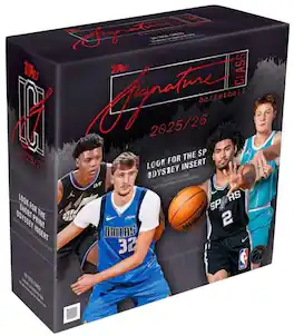 2025-26 Topps Signature Class Basketball Mega Box