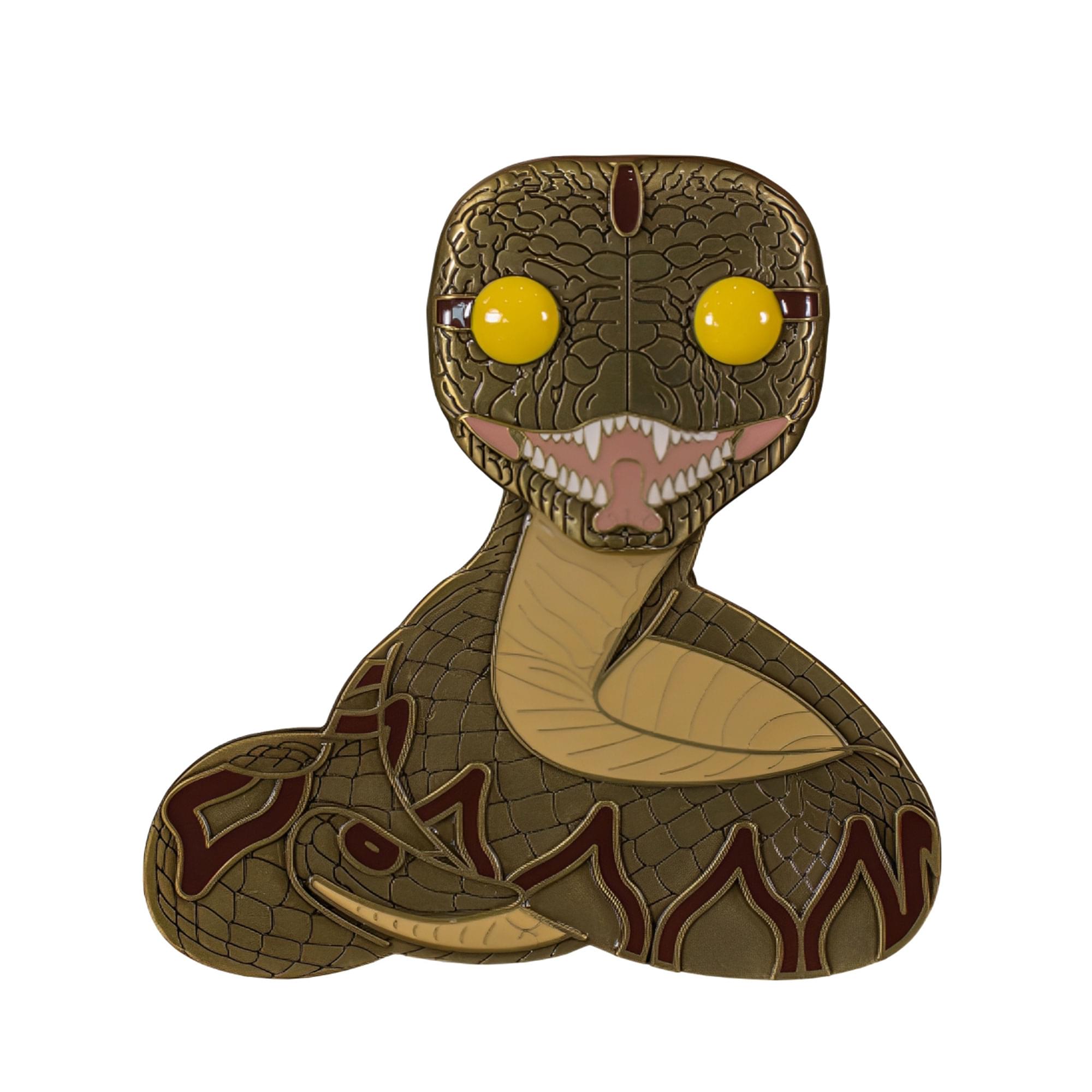 Alt View 1. Funko - Harry Potter Funko POP Pin Large Enamel Pin | Nagini - Green.