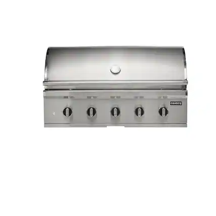 Front. Coyote Outdoor Living - 42" Coyote Outdoor Living CL-Series Built-In Natural Gas (NG) Grill - Stainless Steel.