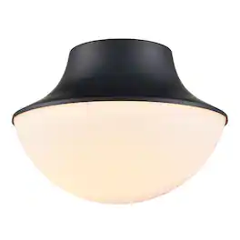 MOOSE - Modern Matte Semi Flush Mount Ceiling Light Fixture - Black
