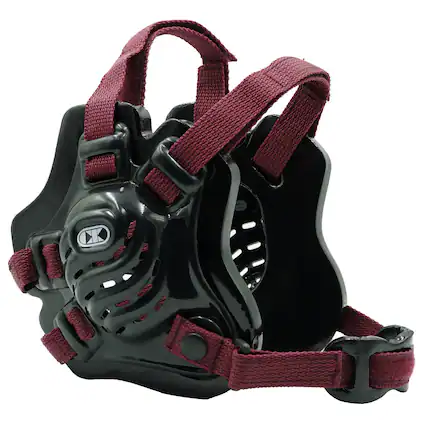 Front. Cliff Keen - Cliff Keen F5 Tornado Wrestling Headgear - Black/Black/Maroon - Black/Black/Maroon.