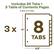 Includes 24 Tabs + 3 Table of Contents Pages
3 Sets of 8 Tabs
3 x 11"
8 Tabs
8.5"