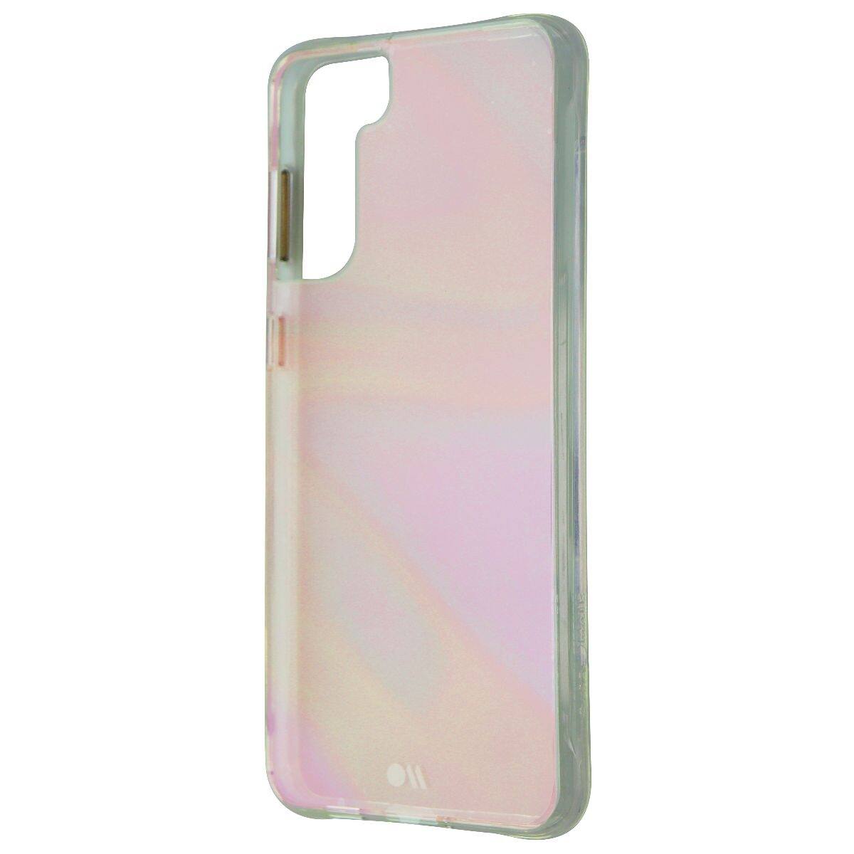 Front. Case-Mate - Case-Mate SOAP Bubble Case for Samsung Galaxy S21 Plus 5G - Iridescent - Multicolor.