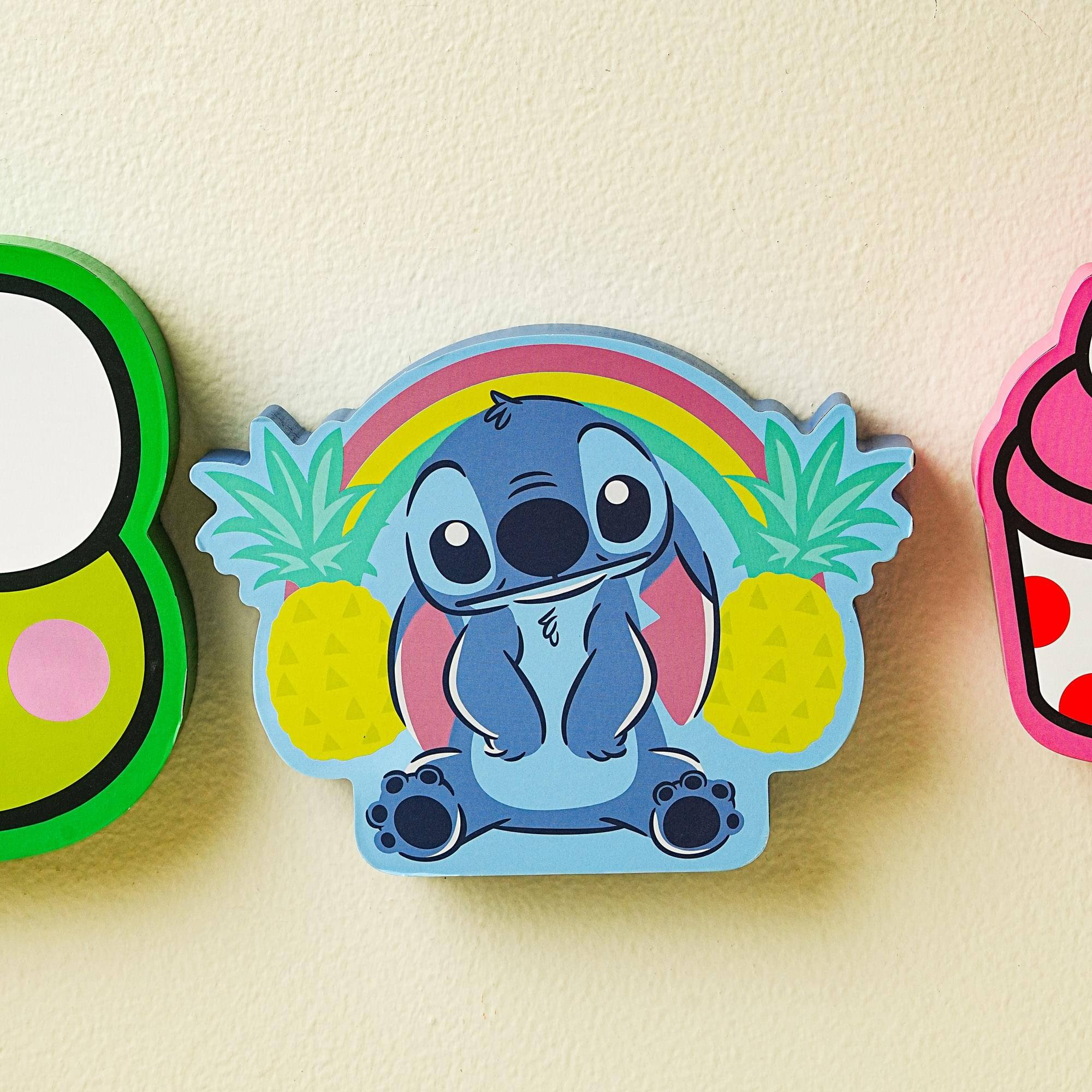 Alt View 4. Silver Buffalo - Disney Lilo & Stitch Pineapples Die-Cut Wooden Wall Art | 6 x 8 Inches - Blue.