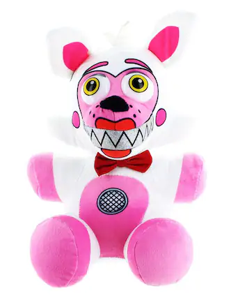 Front. Chucks Toys - Five Nights at Freddy's Sister Location 12" Plush: Funtime Foxy - Red.