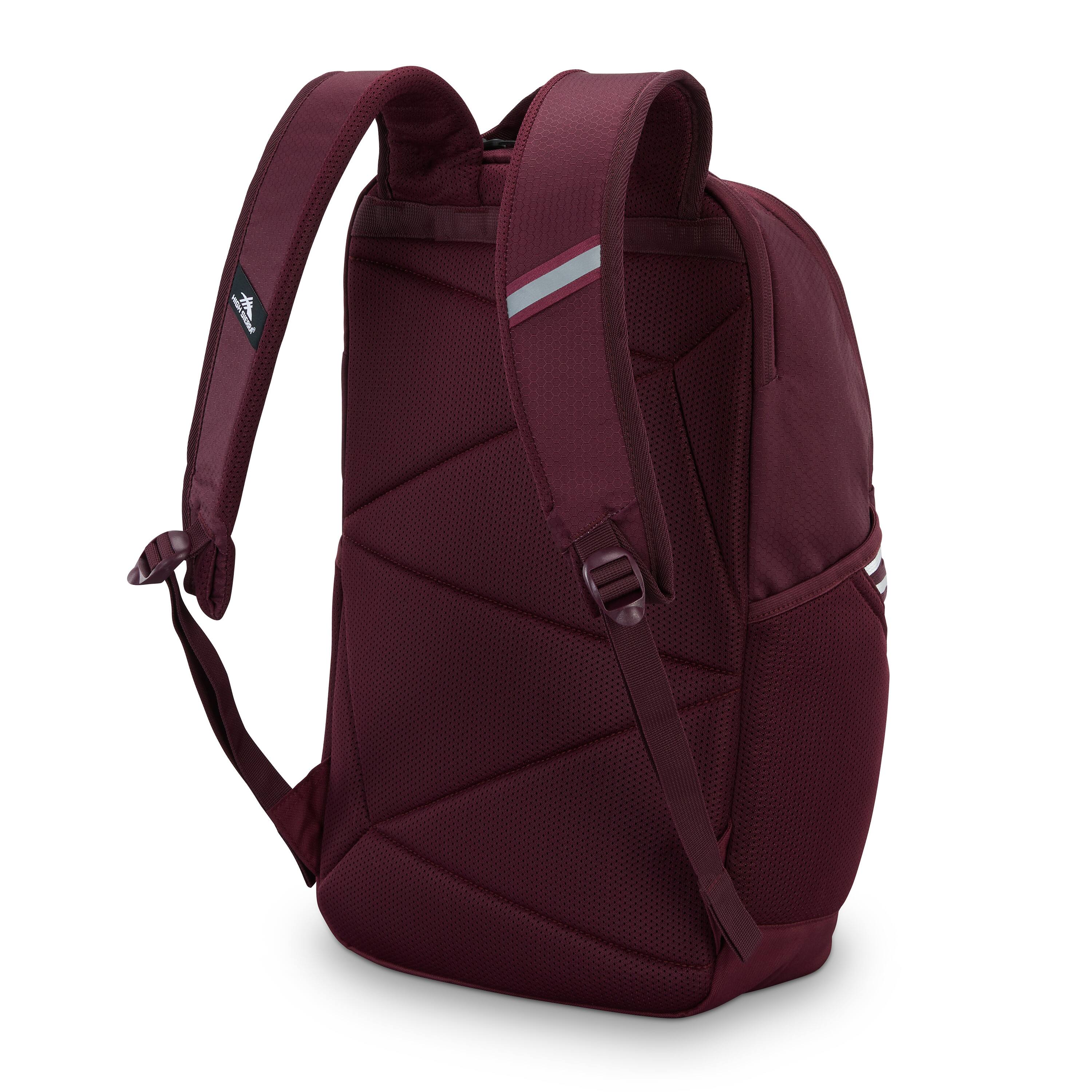 Left. High Sierra - BTS 2020 Swoop SG Backpack - Maroon.