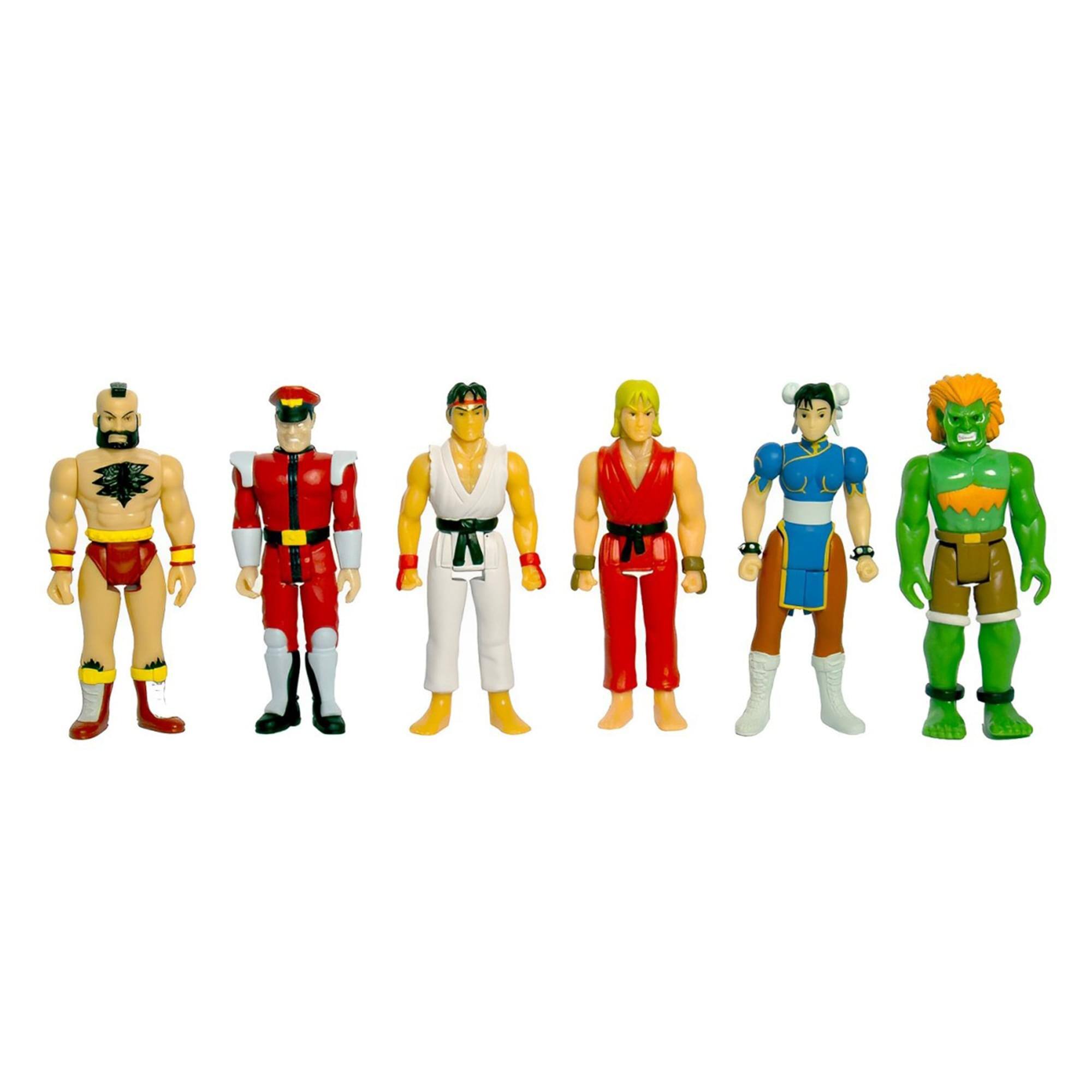 Alt View 2. Super7 - Street Fighter 2 3.75 Inch ReAction Figure | Ken - Red.