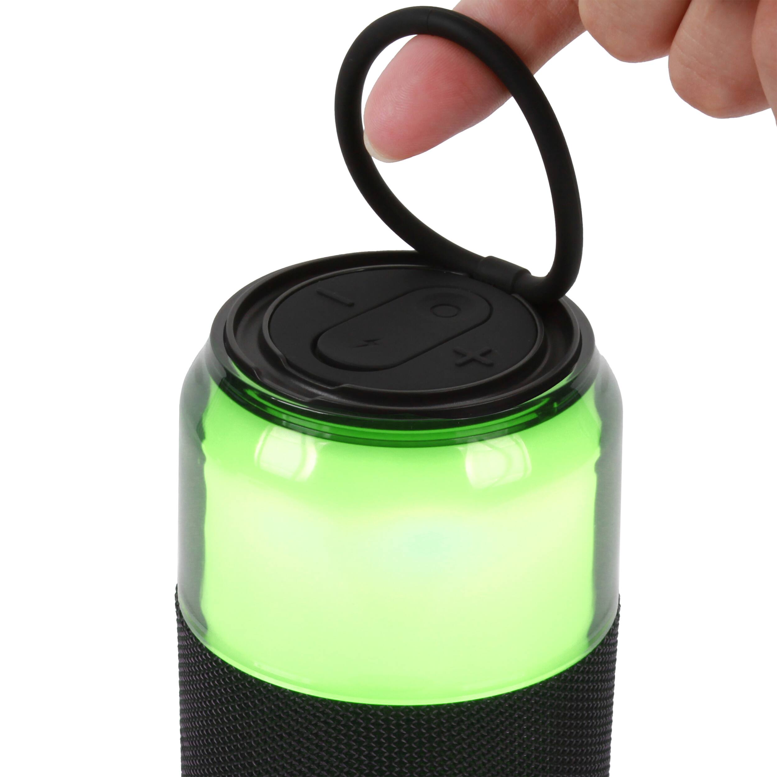 Alt View 2. Supersonic - SuperSonic SobaBoom Multi-Color Glowing Speaker in Black with LED Lights.