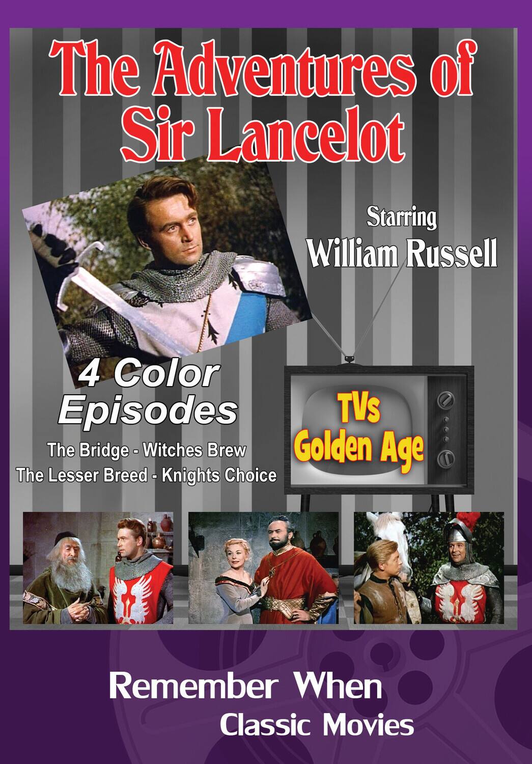 The Adventures of Sir Lancelot: 4 Color Episodes  - DVD