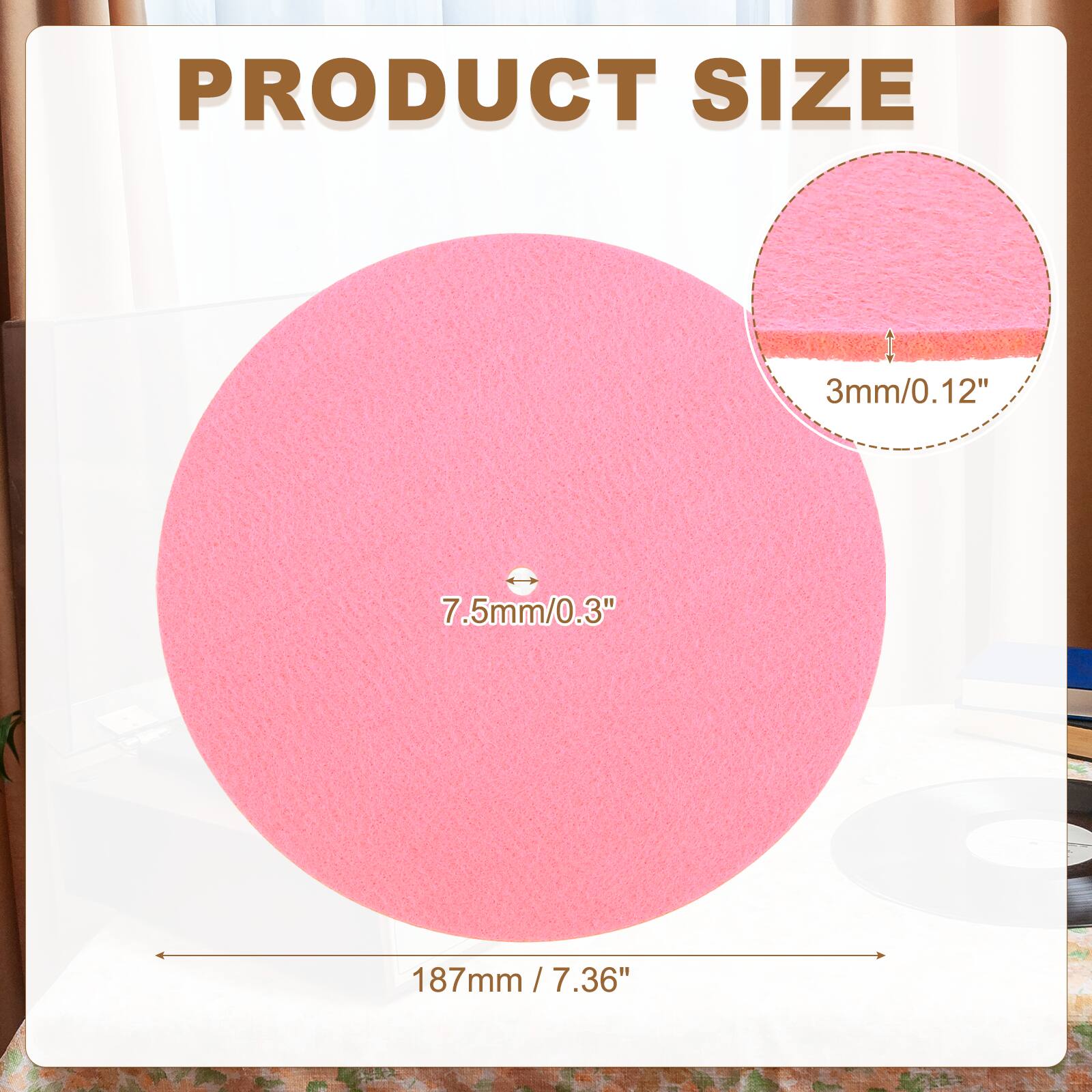 PRODUCT SIZE

3mm/0.12"

7.5mm/0.3"

187mm / 7.36"