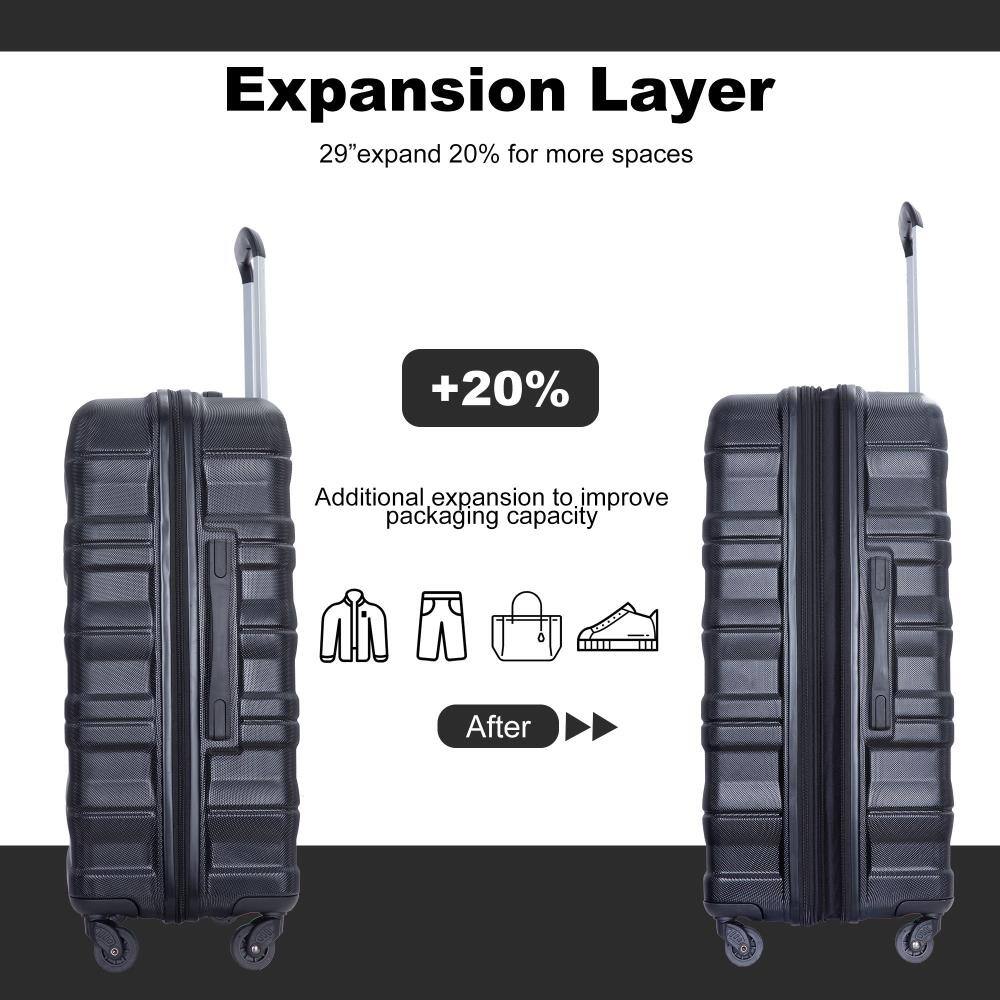 Expansion Layer  
29" expand 20% for more spaces  

+20%  
Additional expansion to improve packaging capacity  

After