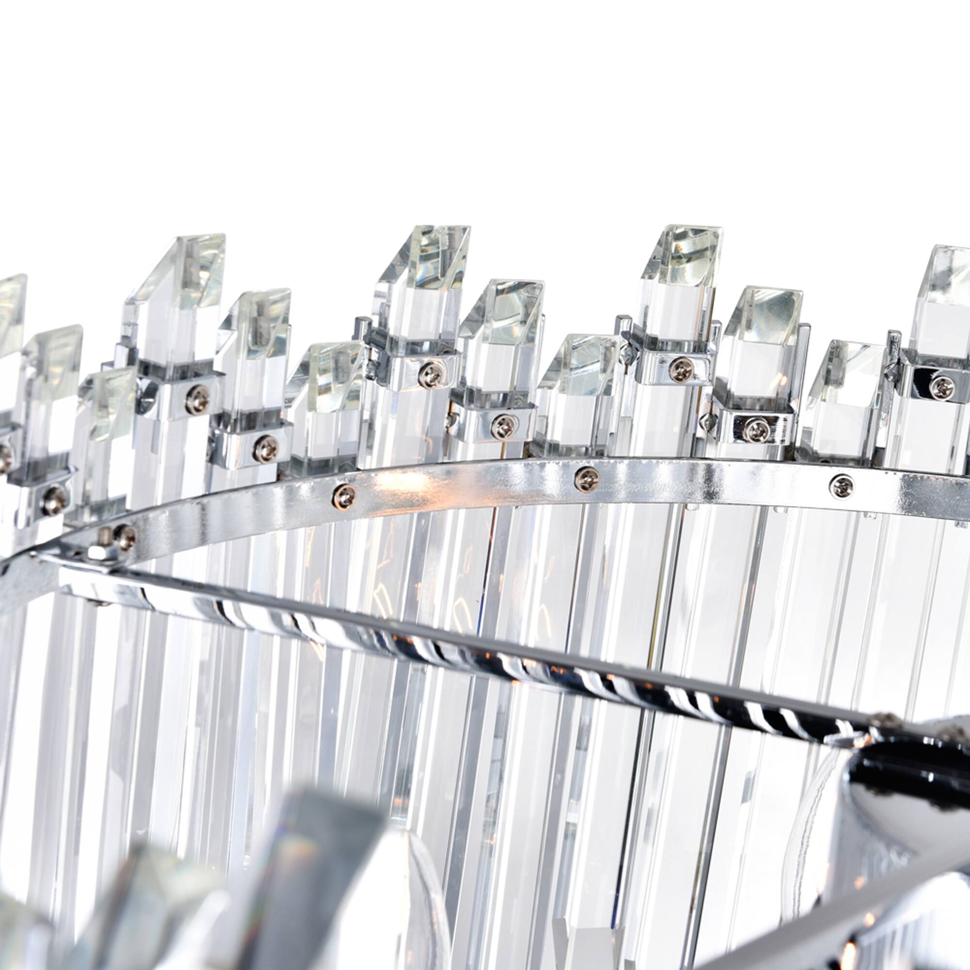 Alt View 1. CWI Lighting - Henrietta 6 Light Chandelier With Chrome Finish - Chrome.