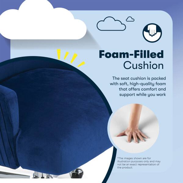 Foam-Filled Cushion

The seat cushion is packed with soft, high-quality foam that offers comfort and support while you work.

*The images shown are for illustration purposes only and may not be an exact representation of the product.