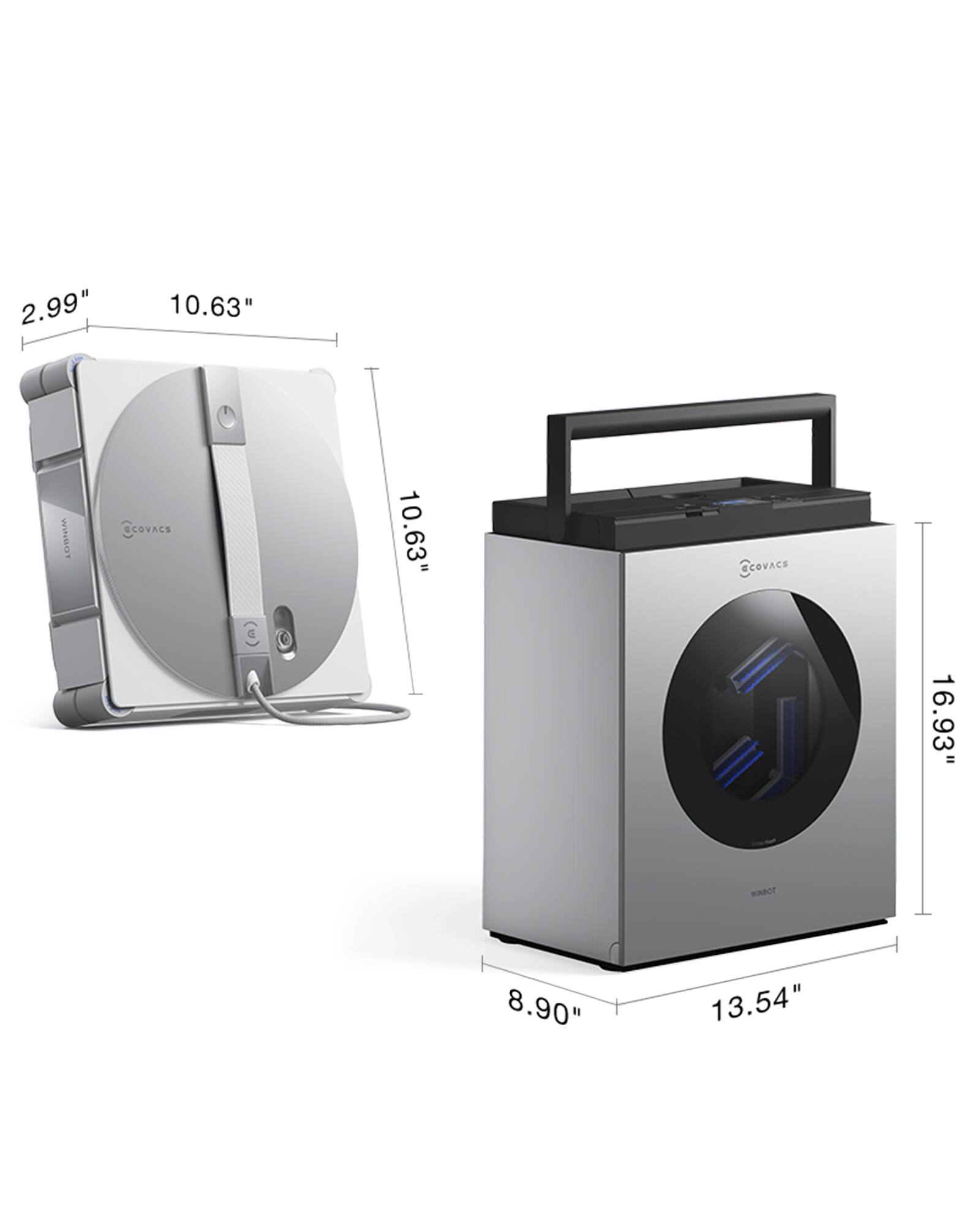 2.99" 10.63" WINBOT COVACS  
10.63" COVACS  
16.93"  
8.90" 13.54"