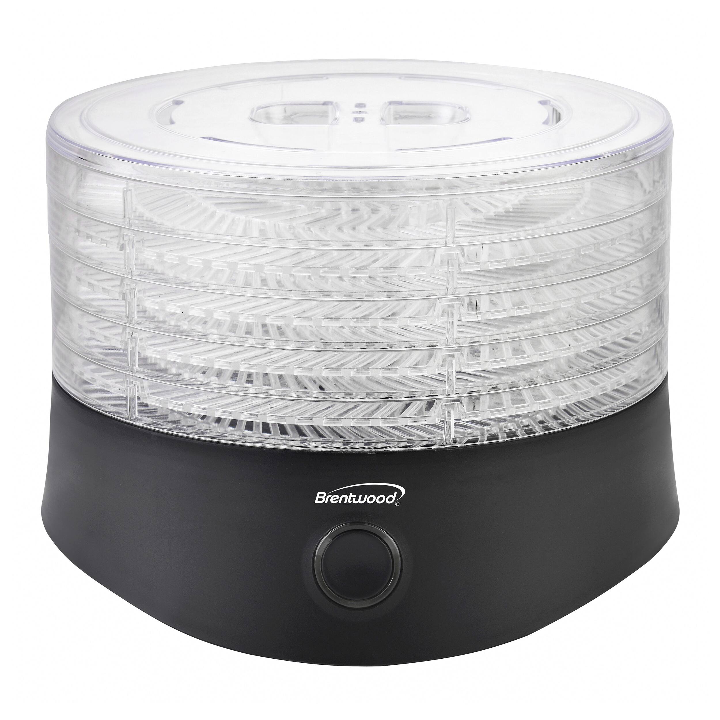 Alt View 4. Brentwood - Brentwood 5 Tray Food Dehydrator in Black with Auto Shut Off - Black.