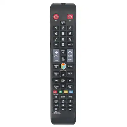 TV SOURCE C STB 1 2 3 4 5 6 7 8 9 0 PRE-CH MUTE + VOL CH LIST CH MENU GUIDE SMART TOOLS INFO RETURN EXIT A B FUTEBOL C D STATUS MORE E-MANUAL s. P D S. K 30 AA59-00808A