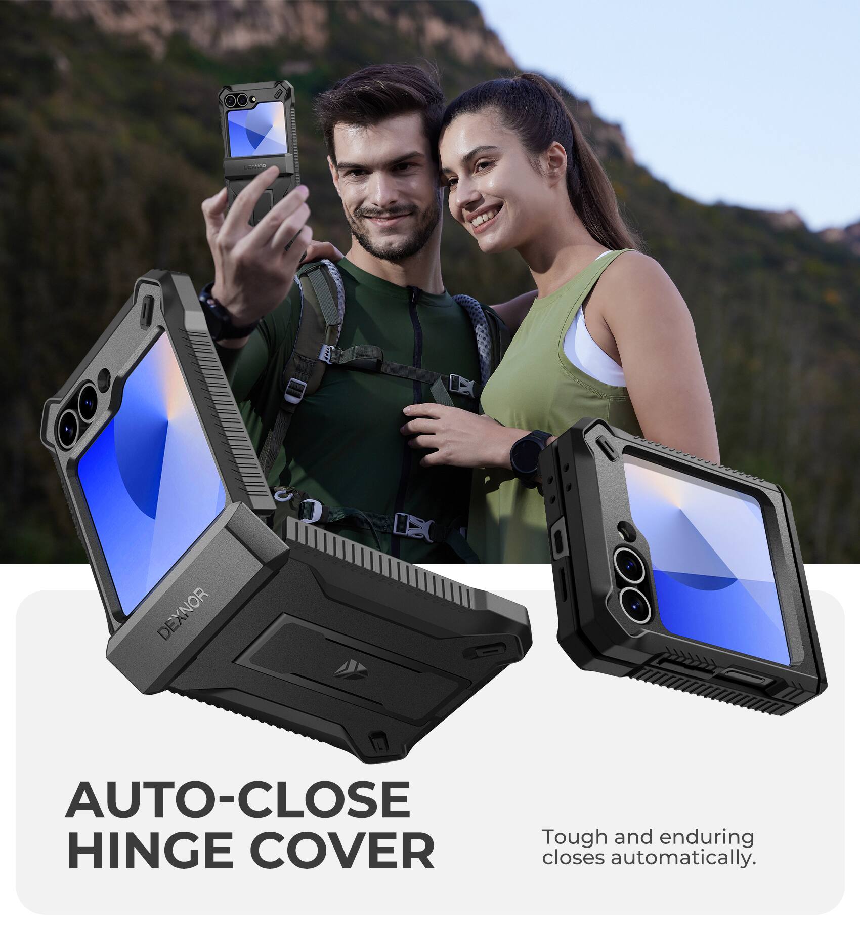 DEXNOR AUTO-CLOSE HINGE COVER
Tough and enduring closes automatically.