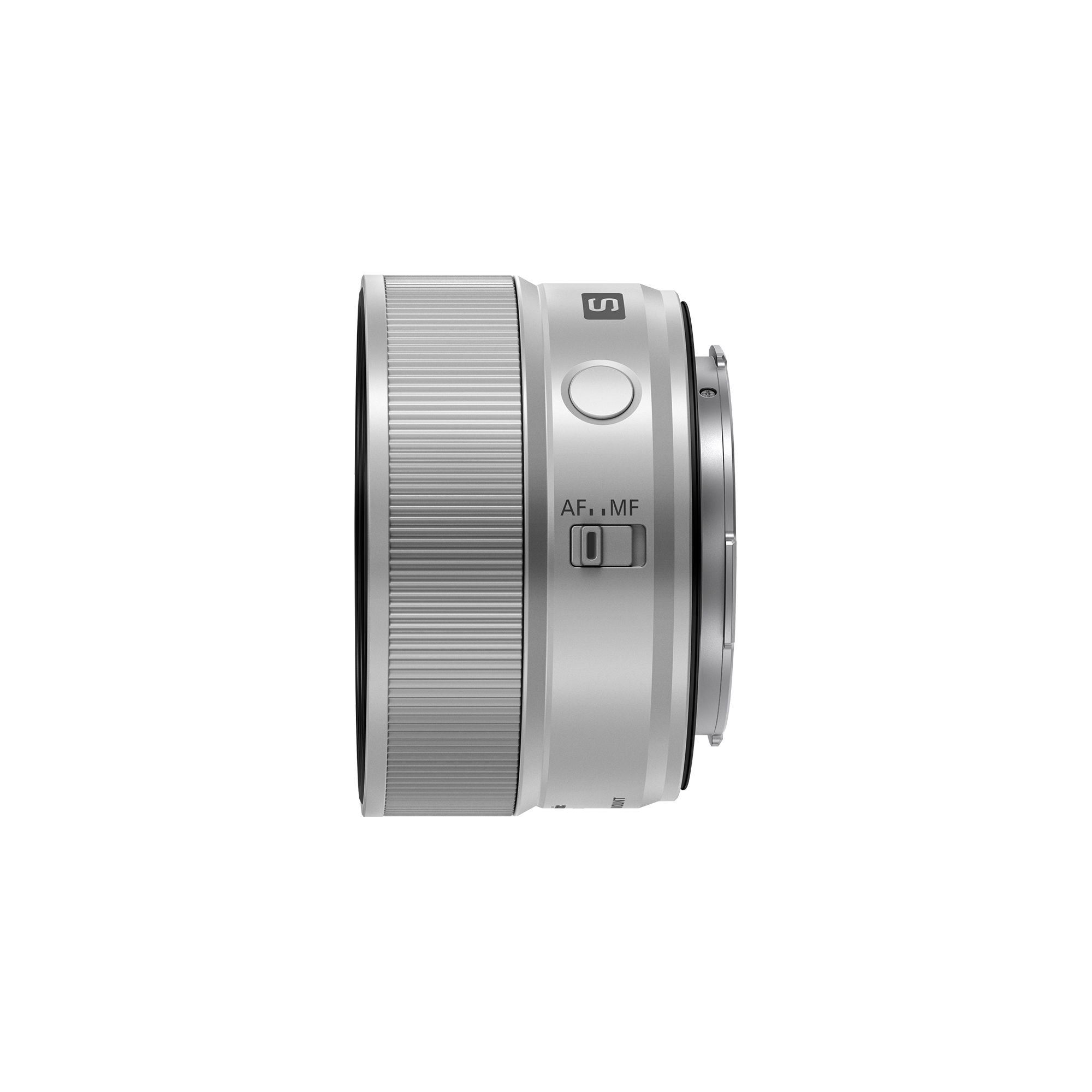 Alt View 4. Panasonic - LUMIX S Series Camera Lens - 20mm F2.5 Compact Prime L-Mount Lens - Silver.