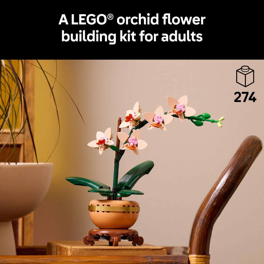 LEGO Botanicals Mini Orchid Building Set for Adults 10343 6526161