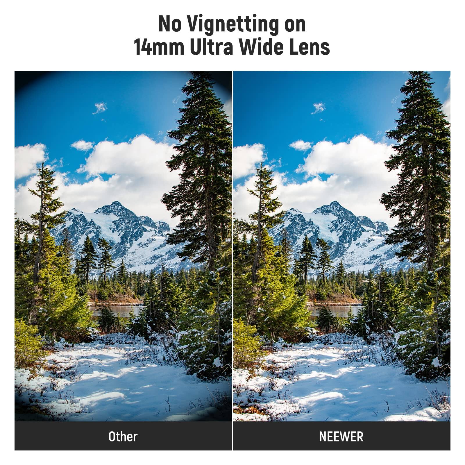 No Vignetting on 14mm Ultra Wide Lens

Other

NEEWER