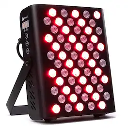 LifePro - Red Light Therapy Panel – Near Infrared for Pain, Inflammation & Skin Health, 60 LEDs to Improve Circulation - Black
