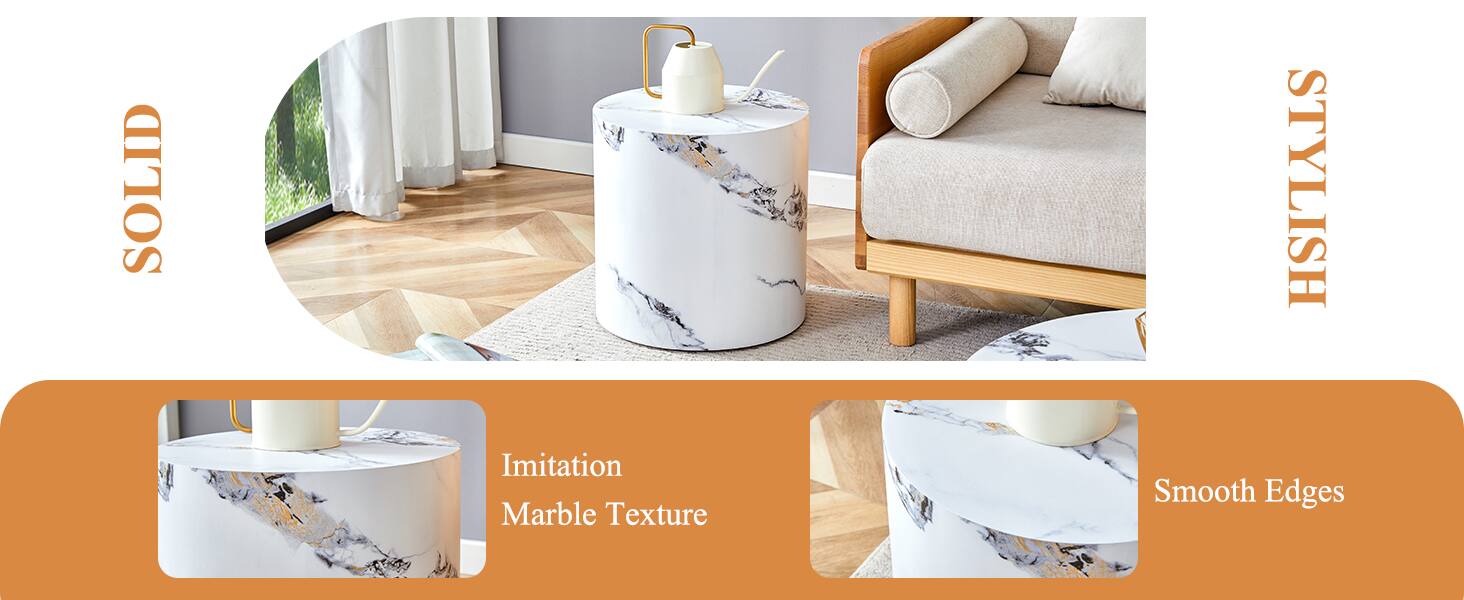 - SOLID
- STYLISH
- Imitation Marble Texture
- Smooth Edges