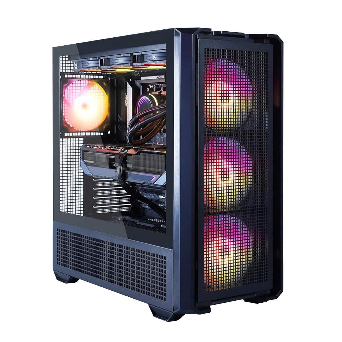 Skytech Gaming - Skytech EDGE - AMD Ryzen 7 7700X, 9070XT, 16GB 6000 MHz DDR5 RAM, 850W GOLD A3 PSU - Black