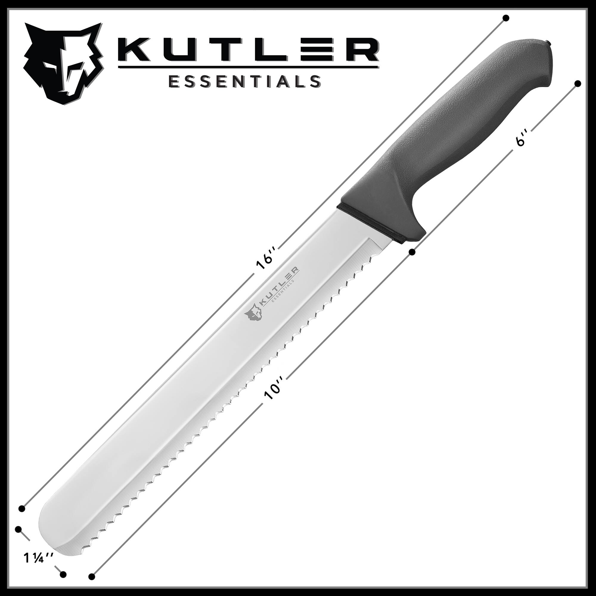 KUTLER ESSENTIALS  
16"  
10"  
1 1/4"