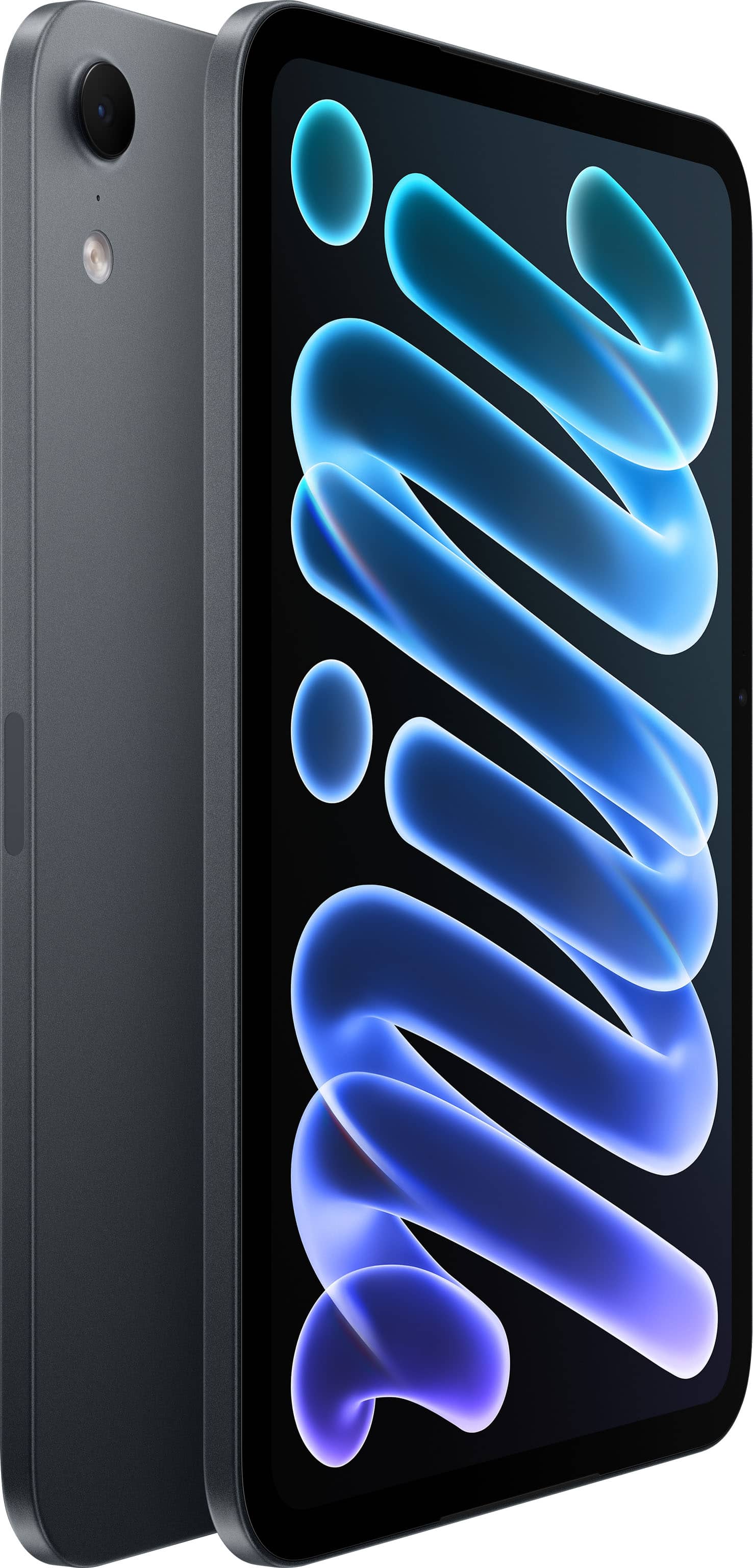 Alt View 1. Apple - iPad mini (A20 Pro Chip) Wi-Fi 256GB Nano-texture glass - Midnight.
