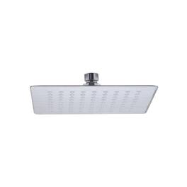 Alfi - Solid Brushed 8" Square Ultra Thin Rain Shower Head - Stainless Steel