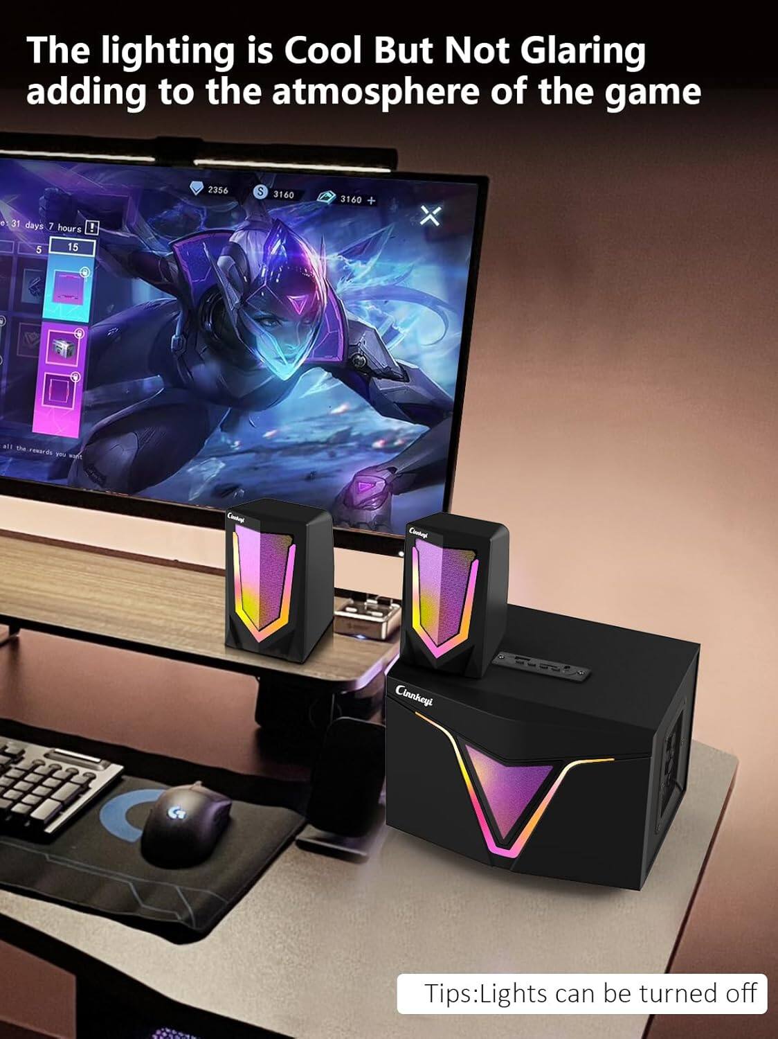 The lighting is Cool But Not Glaring adding to the atmosphere of the game

Tips: Lights can be turned off