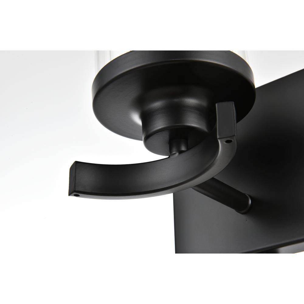 Living District - Saanvi 1 light Bath Sconce - Black And Clear price history on PriceWatchPro