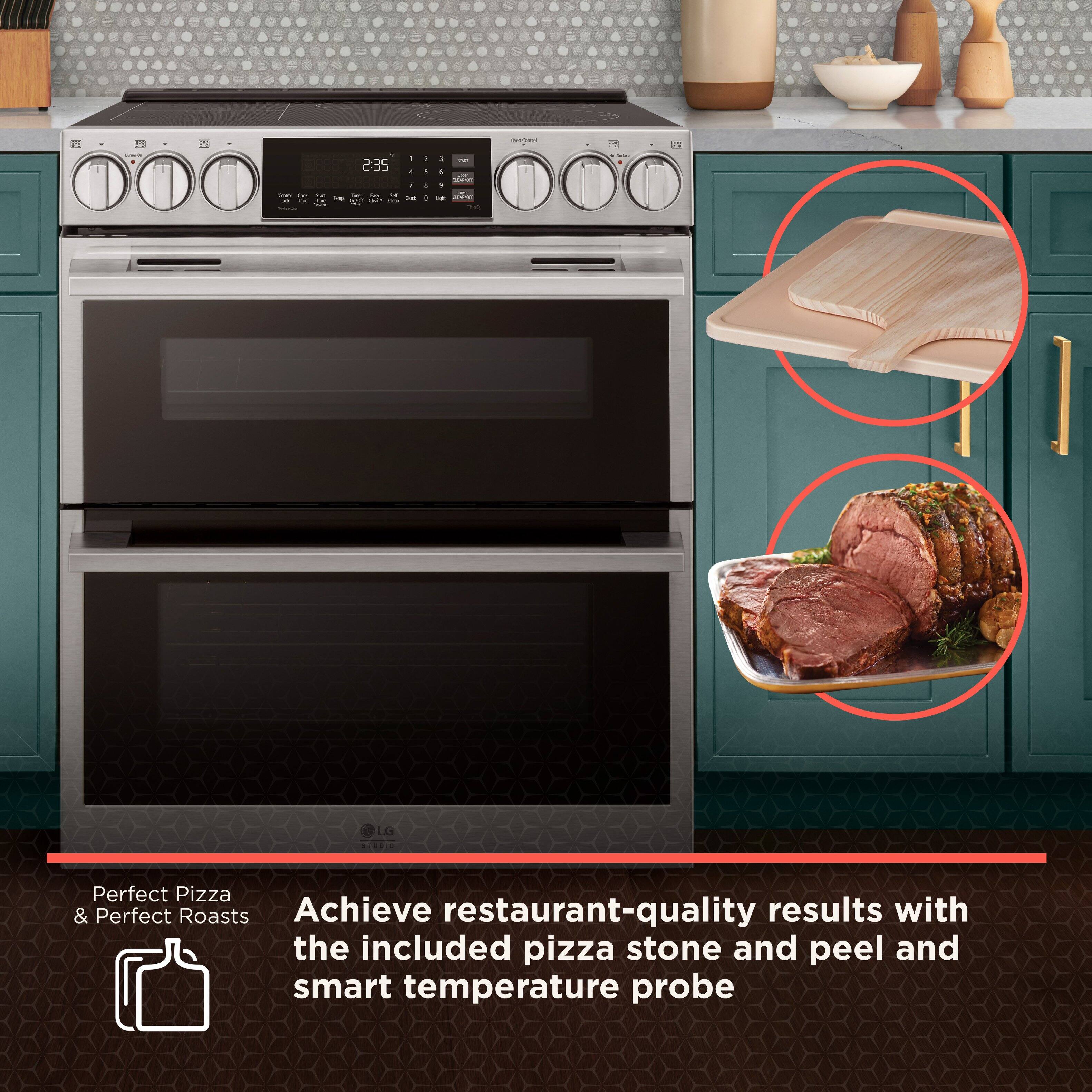 Perfect Pizza & Perfect Roasts

Achieve restaurant-quality results with the included pizza stone and peel and smart temperature probe