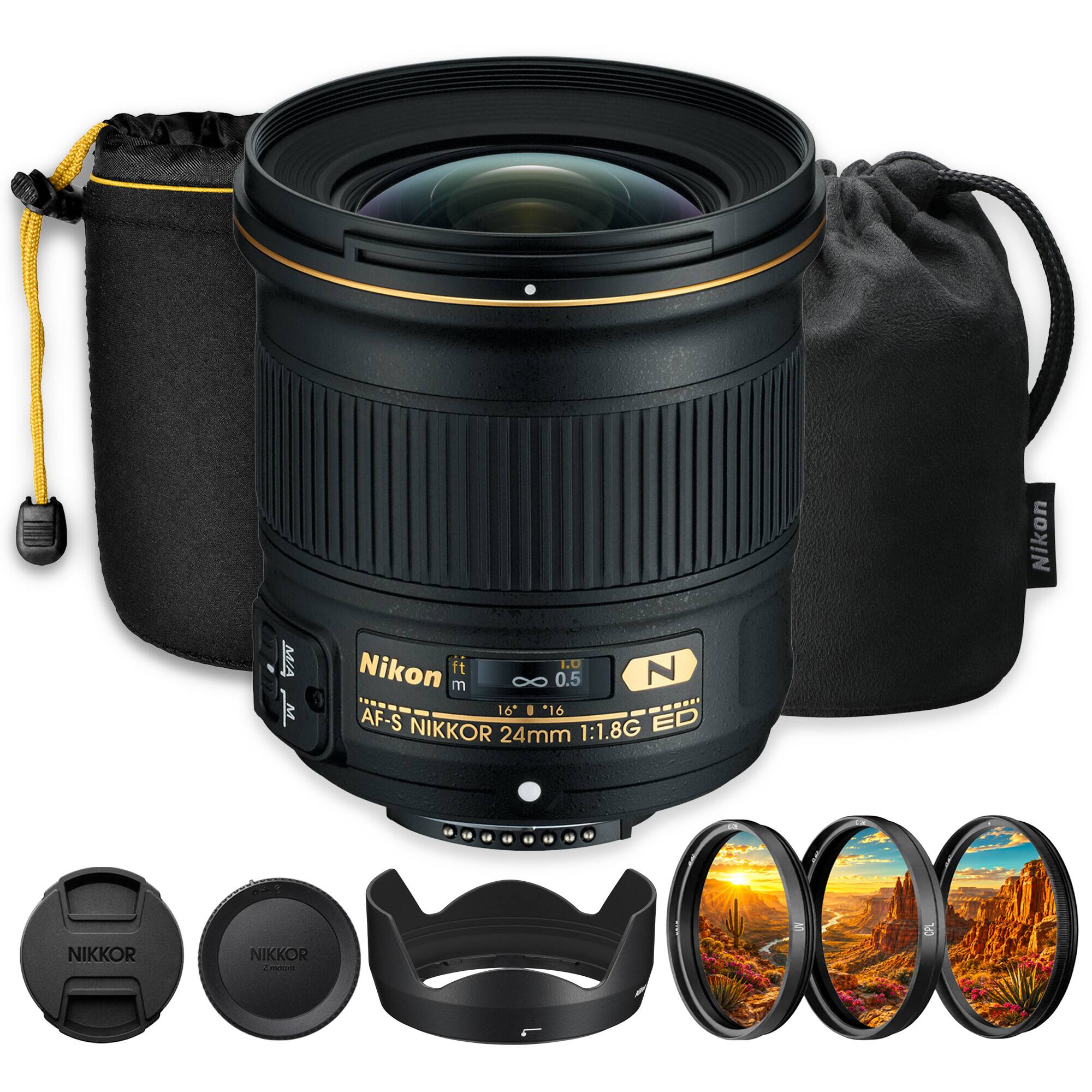 ALTA - - - - M/A

ft 1.0 Nikon m 0.5 N 16 0 *16 AF-S NIKKOR 24mm 1:1.8G ED

Nikon
NIKKOR
NIKKOR 2 mount
UV