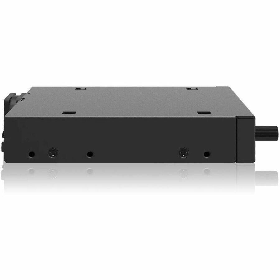 Alt View 8. Icy Dock - Icy Dock ToughArmor MB491V5K-B Drive Bay Adapter for 3.5" PCI Express 5.0 - MCIO 4i (SFF-TA-1016) Host Interface.