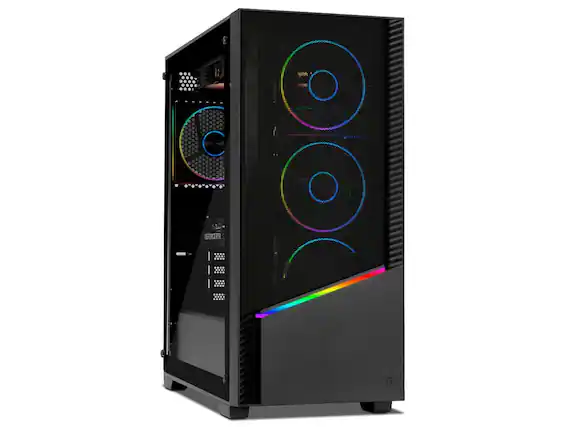Front. YEYIAN - Yeyian Gaming Desktop PC YPA-EL780DC-57T1N AMD Ryzen 7 7800X3D 32GB DDR5 1TB SSD GeForce RTX 5070 Ti Windows 11 Home - Black.