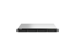 QNAP - 1U 4-Bay NAS/iSCSI, Intel N5105/N5095, 8GB RAM, 2.5GbE, 4K HDMI, PCIe Slot, Redundant PSU