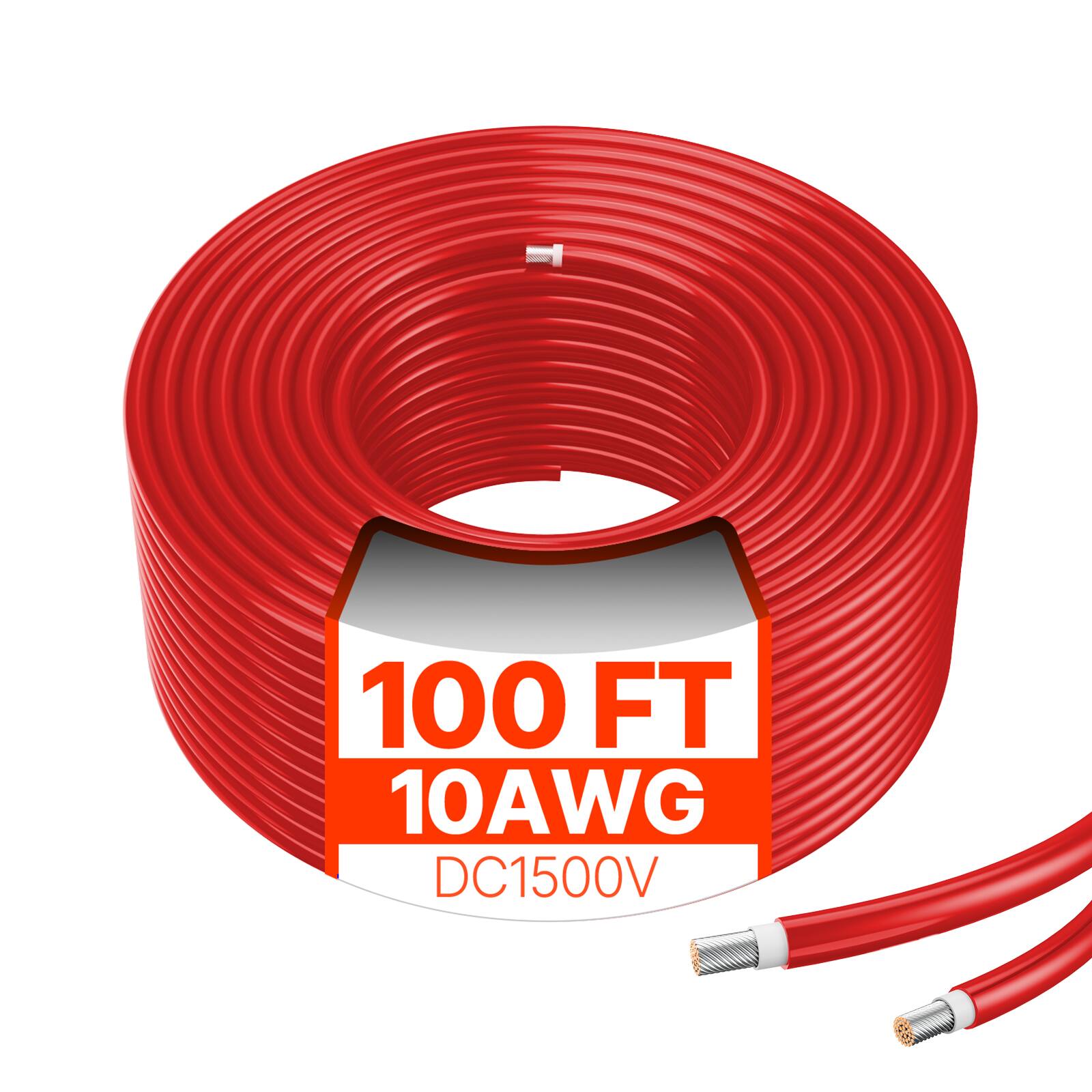 100 FT 10AWG DC1500V