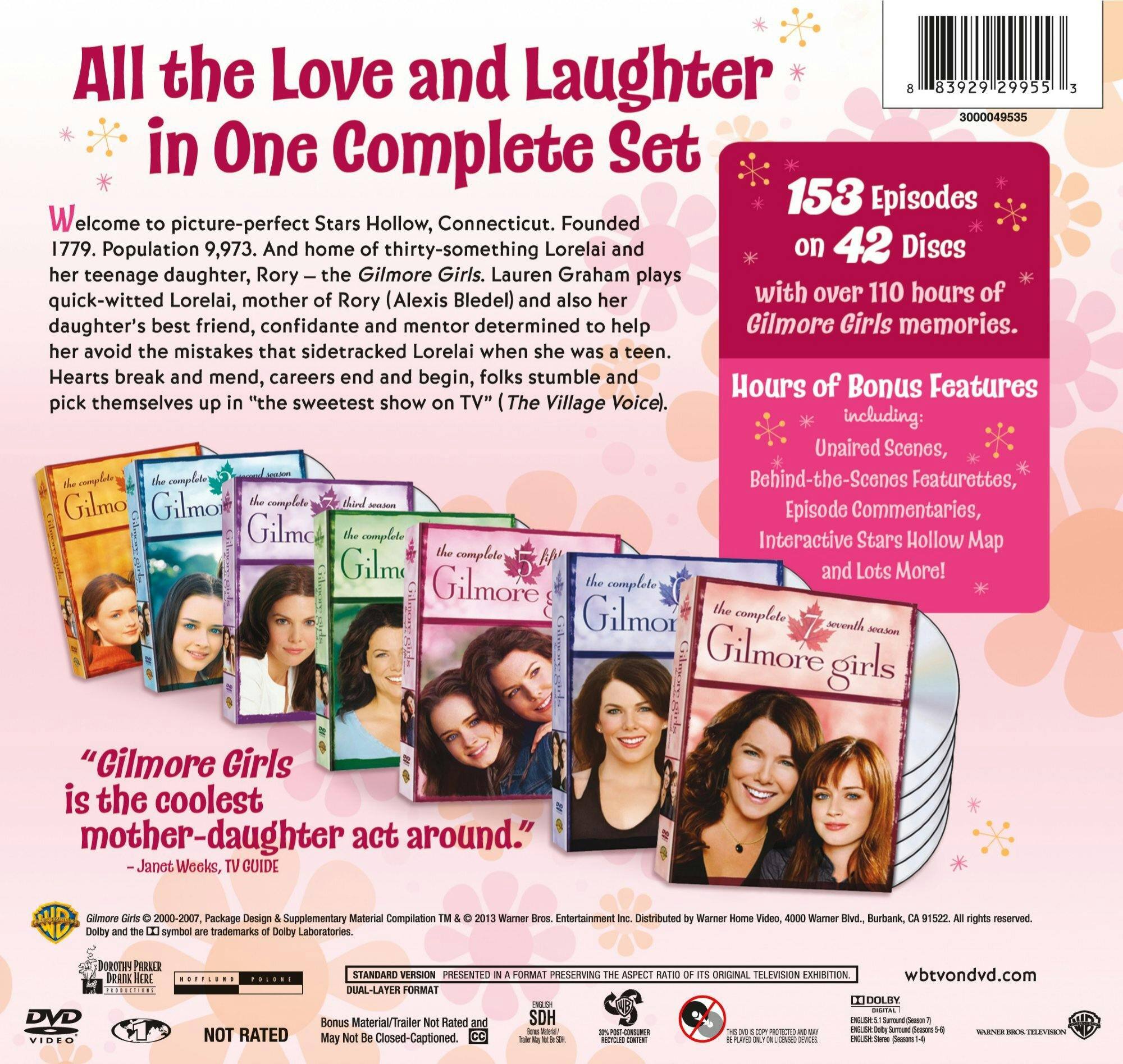 Angle. Gilmore Girls: The Complete Series (Box Set) [DVD].